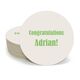 Your Choice of Text Round Coasters Image 1 of 4